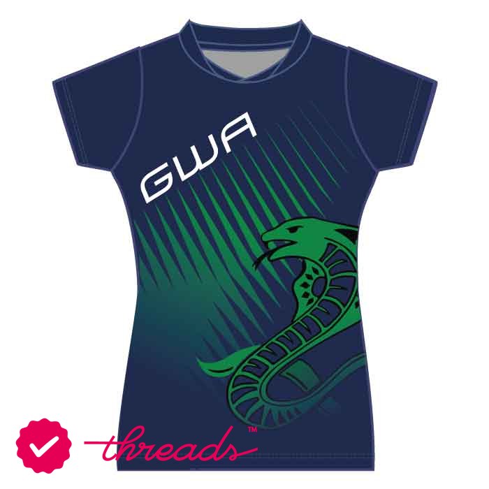 Girls PE Sublimation Polo - Navy/Green - GEMS World Academy - Dubai