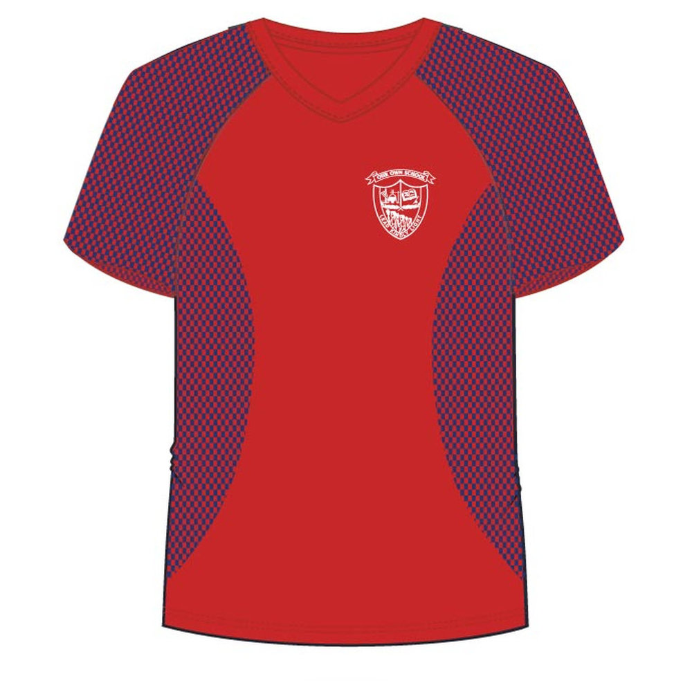Unisex PE T-Shirt - Red - Grade 1-Grade 12 - GEMS Our Own English High School - Al Ain