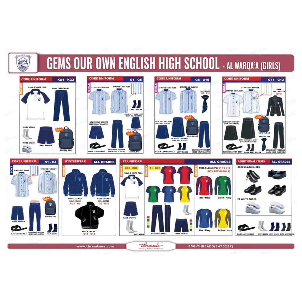 Girls PE T-Shirt - Green - Grade 1-Grade 12 - GEMS Our Own English High School - Dubai (Girls)