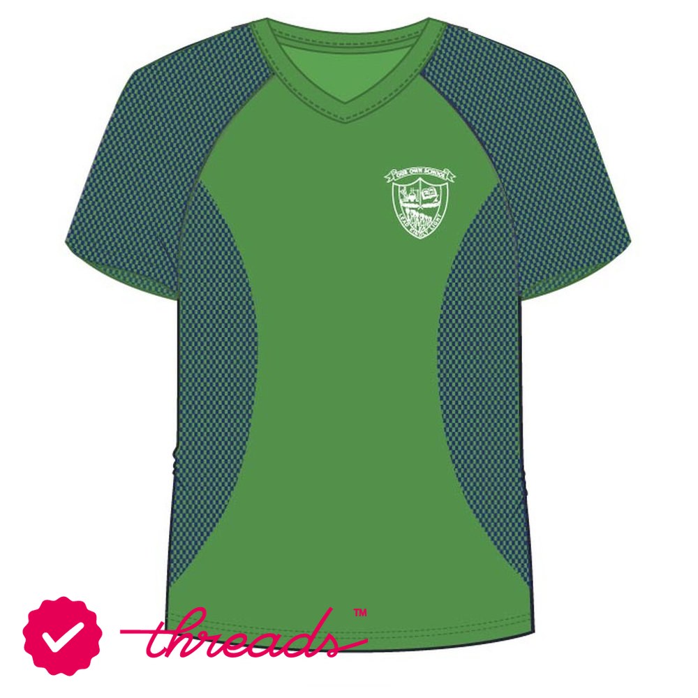 Girls PE T-Shirt - Green - Grade 1-Grade 12 - GEMS Our Own English High School - Sharjah (Girls)