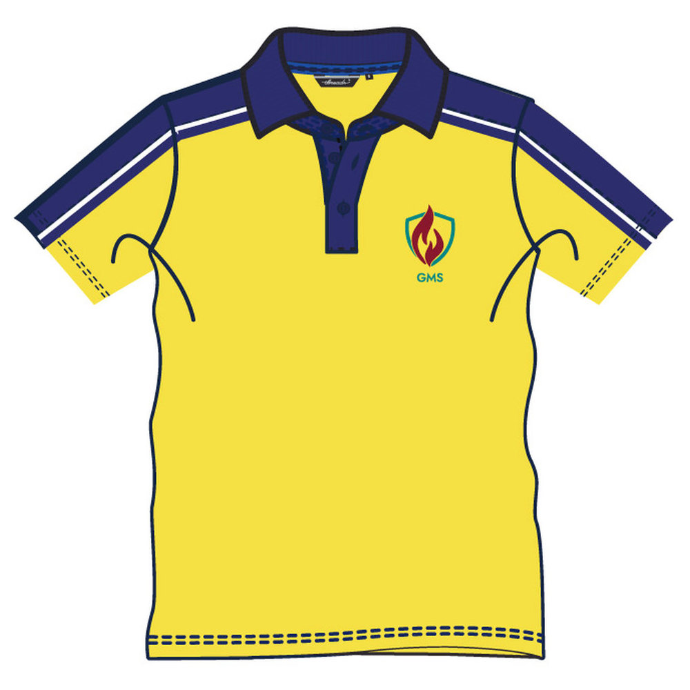 PE Polo Shirt - Yellow - GEMS Millennium School - Sharjah