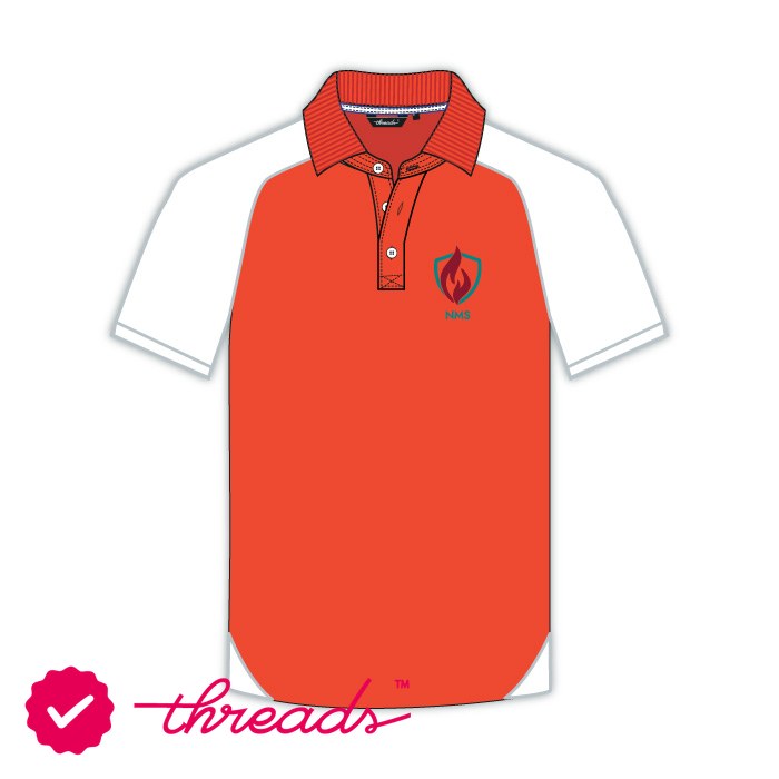 PE Polo Shirt - Red - GEMS New Millennium School - Al Khail
