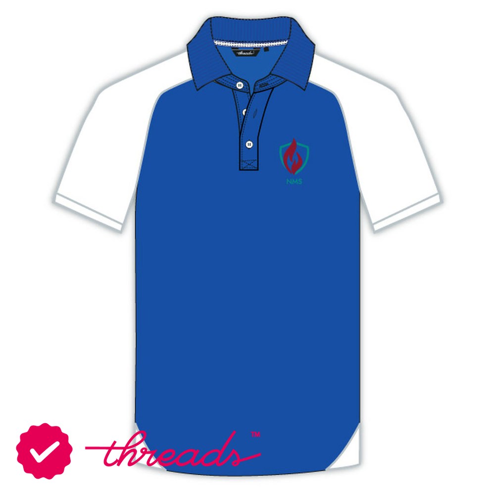PE Polo Shirt - Blue - GEMS New Millennium School - Al Khail