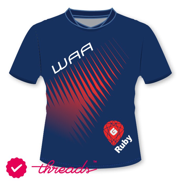 Boys PE T-Shirt - Sublimation - Navy/Red - GEMS World Academy - Abu Dhabi