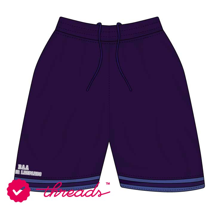 Unisex Football Shorts - Leopards - GEMS Dubai American Academy