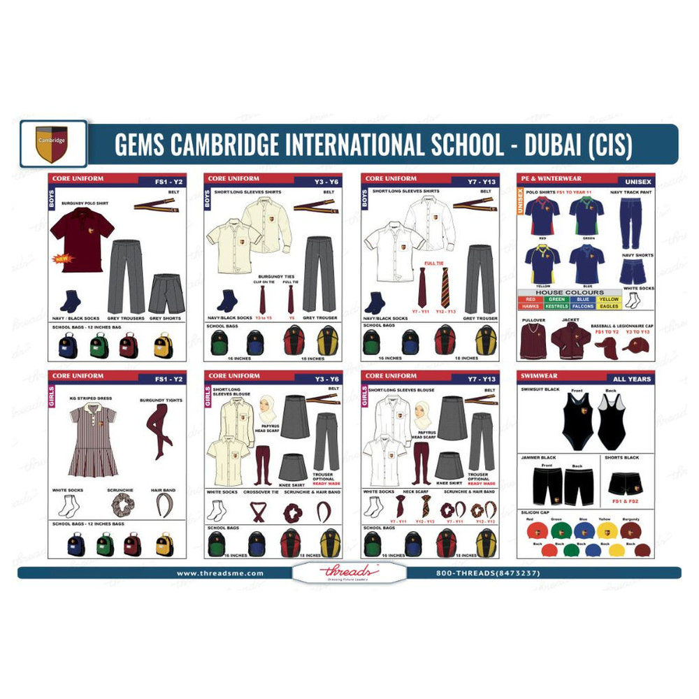 Swim Cap - Blue - Regular - GEMS Cambridge International School - Dubai