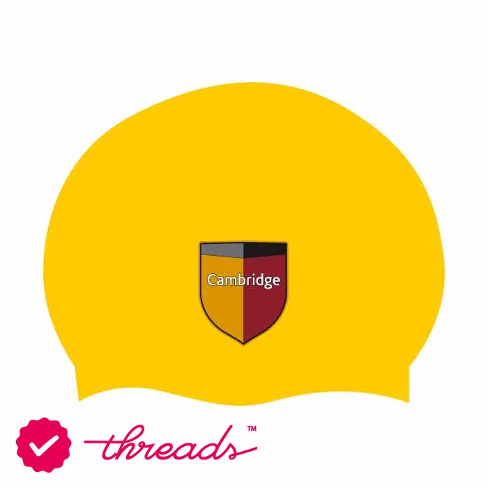 Swim Cap - Yellow - Regular - GEMS Cambridge International School - Dubai