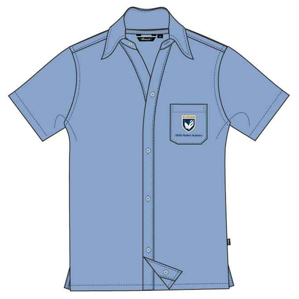 Boys Short Sleeve Shirt With Pocket - Light Blue - GEMS Modern Academy - Dubai