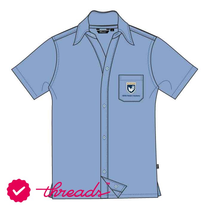 Boys Short Sleeve Shirt With Pocket - Light Blue - GEMS Modern Academy - Dubai