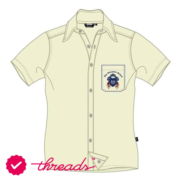 Short Sleeve Shirt - Cream - Grades 1-6 - The Winchester School - Jebel Ali