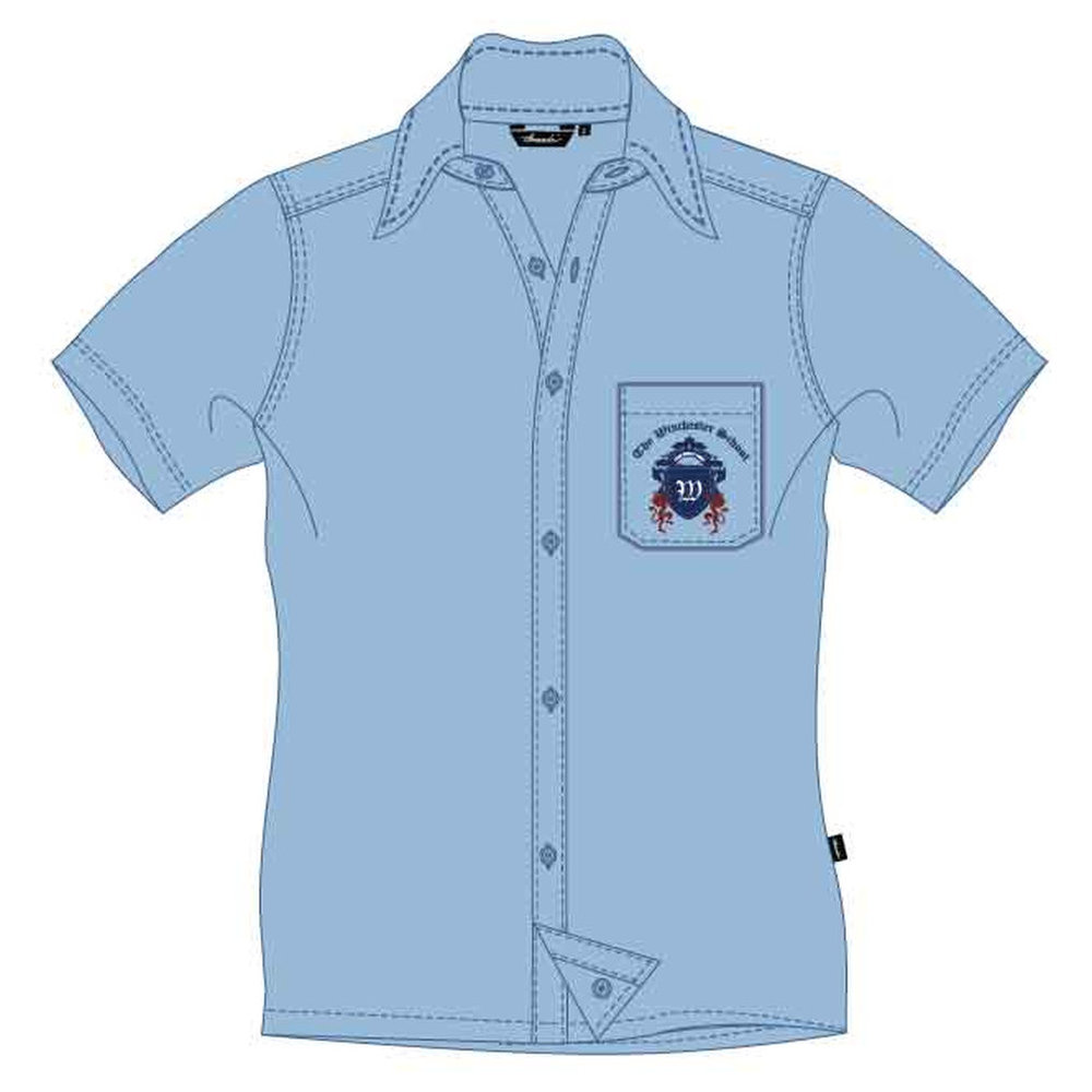 Short Sleeve Shirt - Light Blue - Grades 7-11 - The Winchester School - Jebel Ali