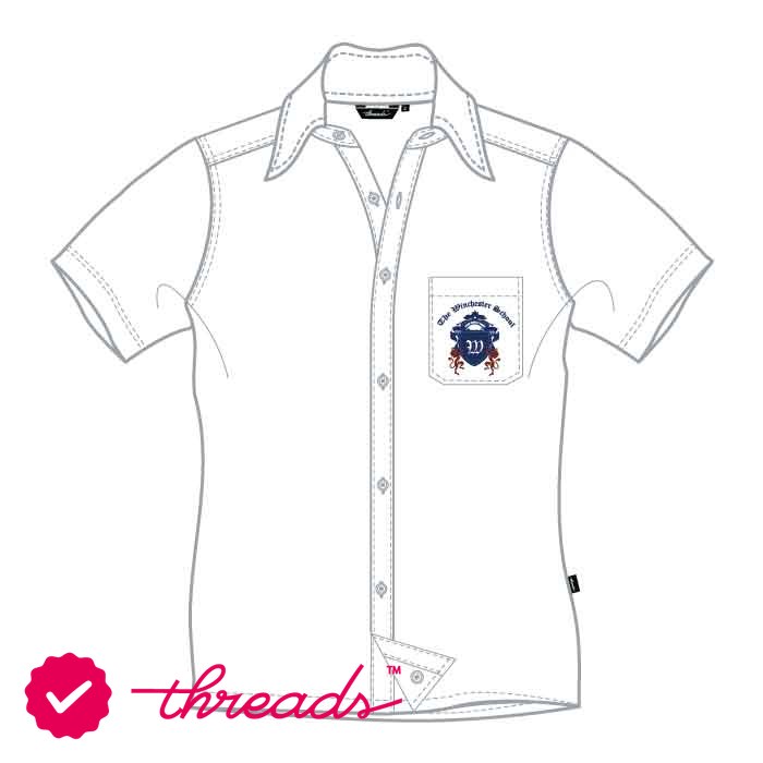 Short Sleeve Shirt - White - Grades 12-13 - GEMS Winchester Private School - Fujairah