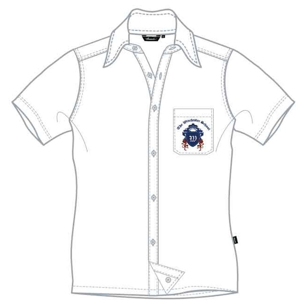 Short Sleeve Shirt - White - Grades 12-13 - GEMS Winchester School - Dubai