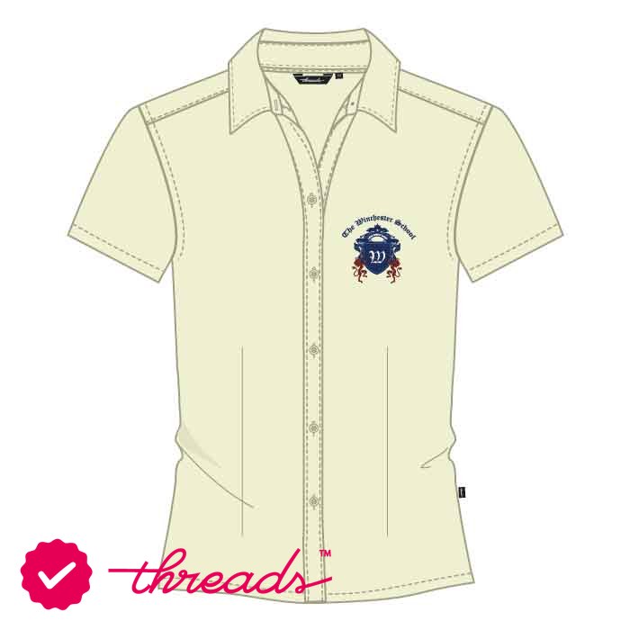 SS Blouse - Cream - Grade 1-6 - GEMS Winchester Private School - Fujairah