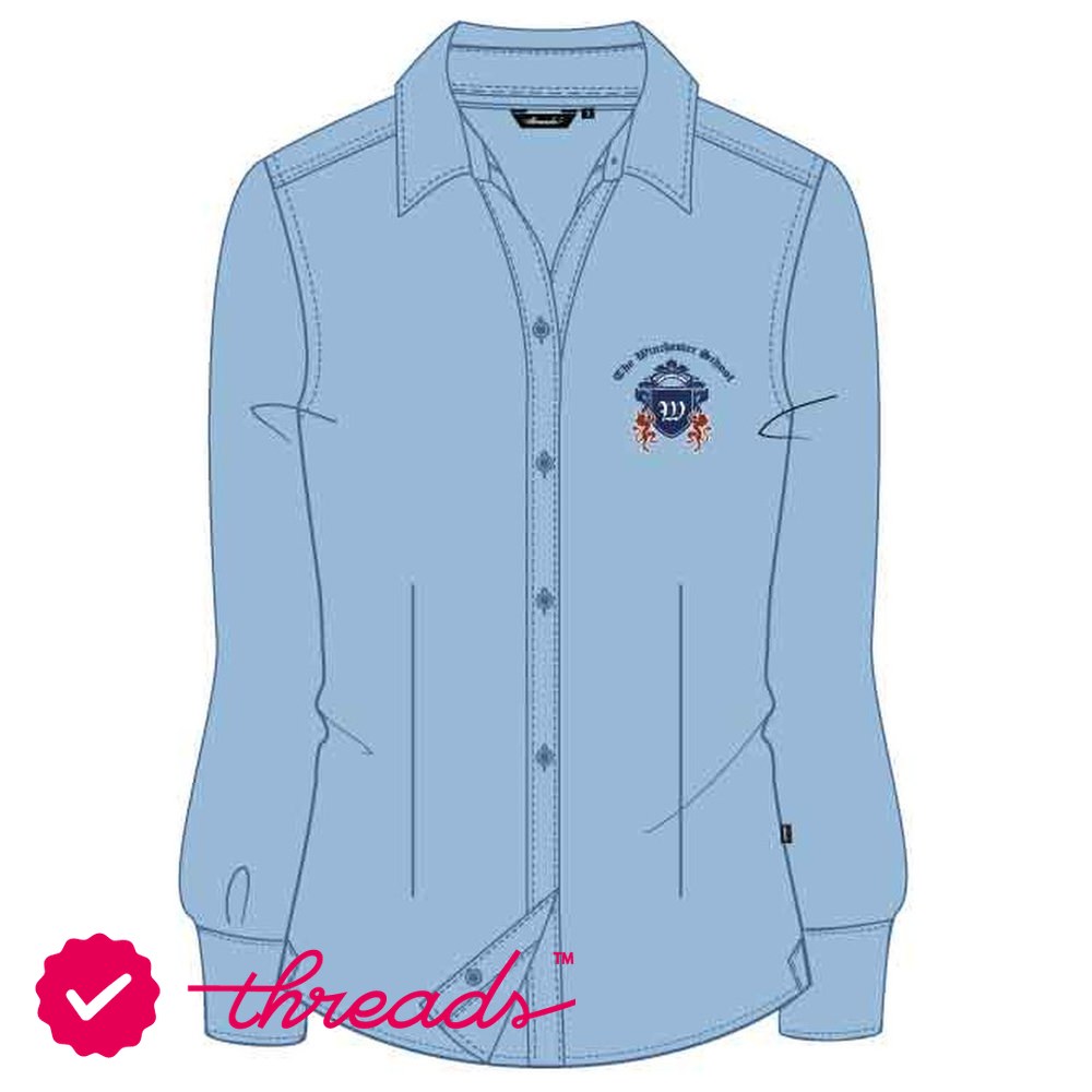 FS Blouse - Light Blue - Grades 7-11 - GEMS Winchester School - Abu Dhabi