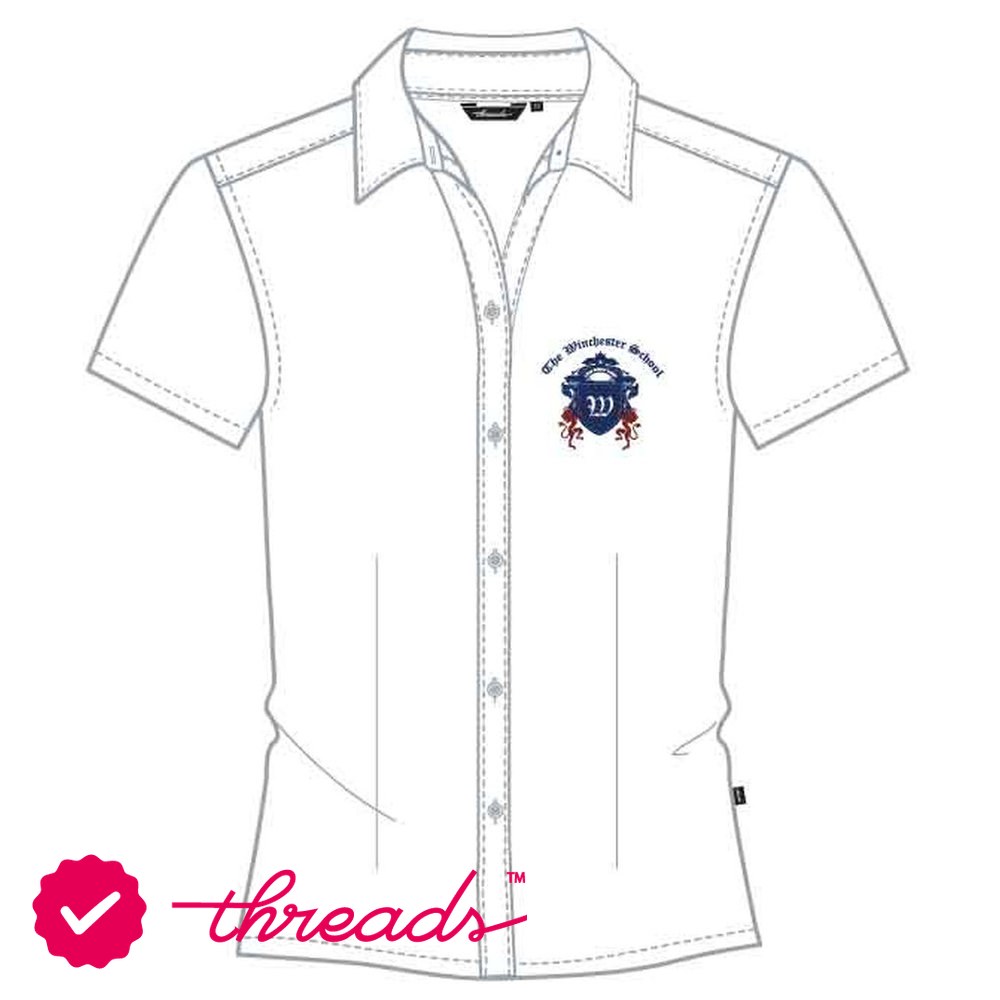 SS Blouse - White - Grade 12-13 - GEMS Winchester School - Dubai