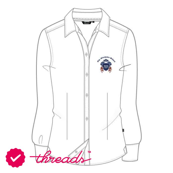 FS Blouse - White - Grade 12-13 - GEMS Winchester School - Dubai