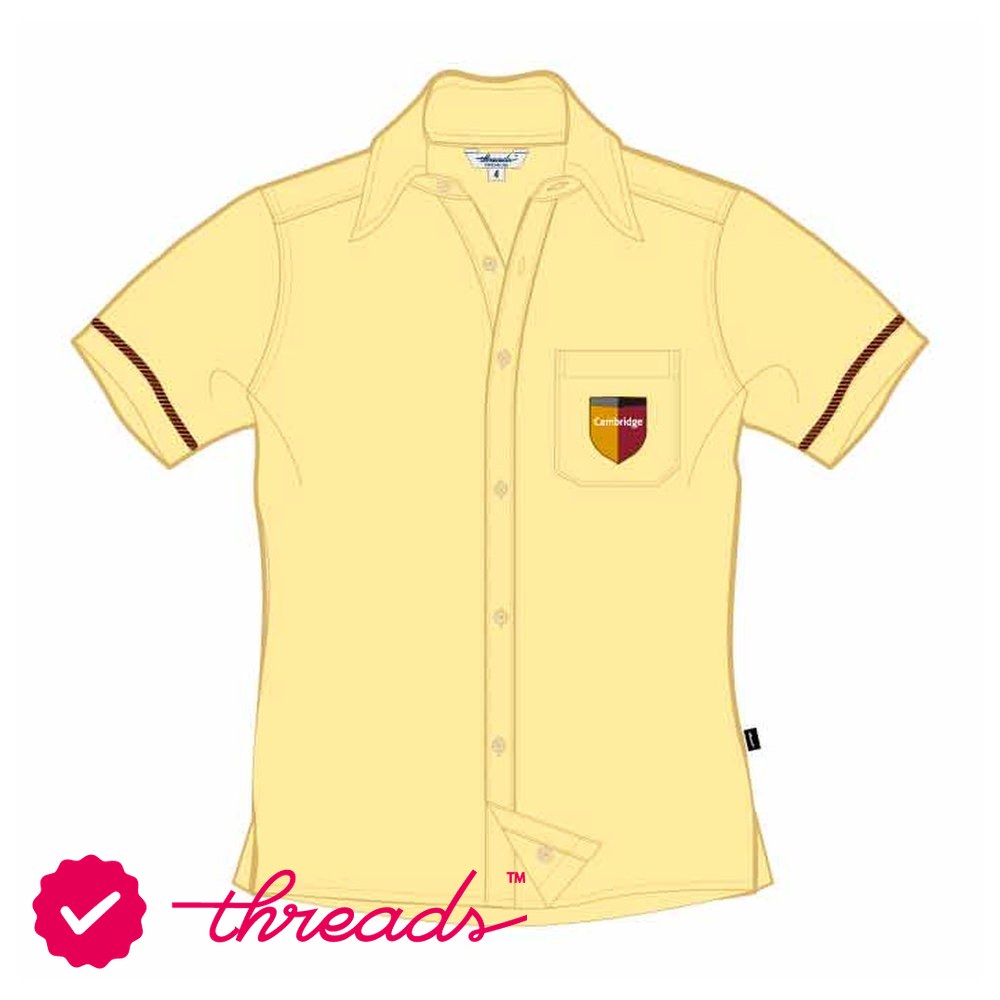 Short Sleeve Shirt - Cream - GEMS Cambridge International School - Dubai