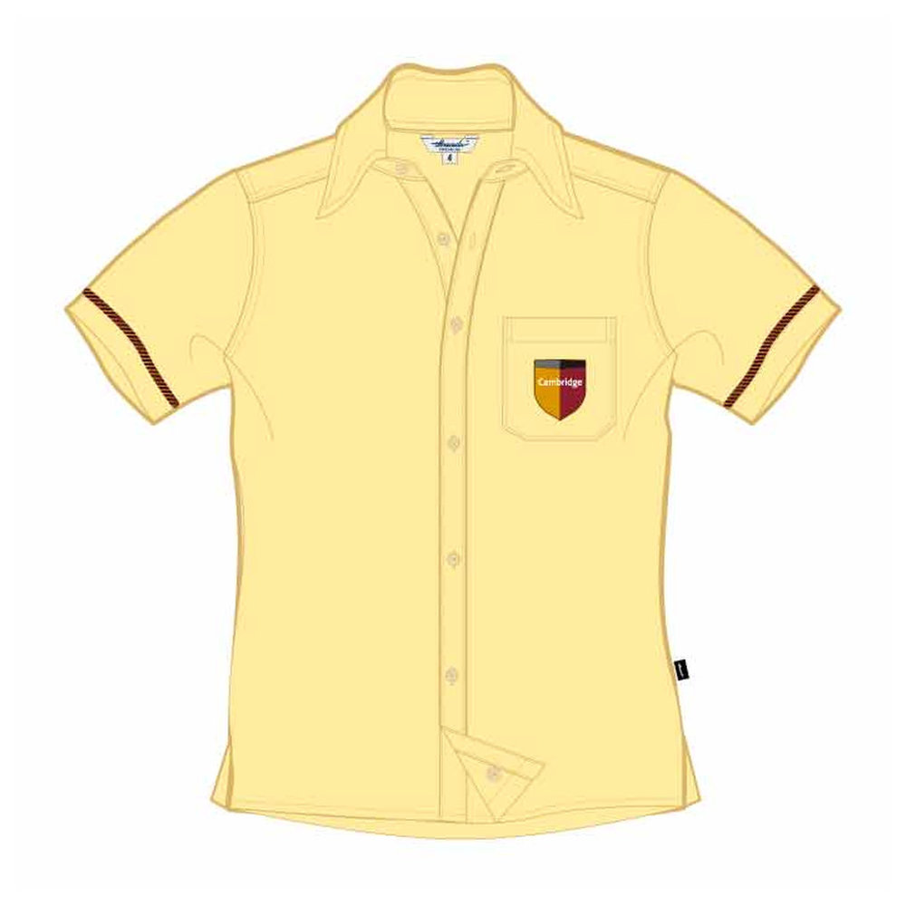 Short Sleeve Shirt - Cream - GEMS Cambridge International School - Abu Dhabi