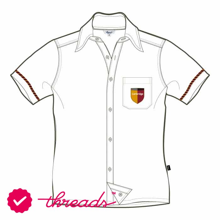 Short Sleeve Shirt - White - GEMS Cambridge International School - Abu Dhabi