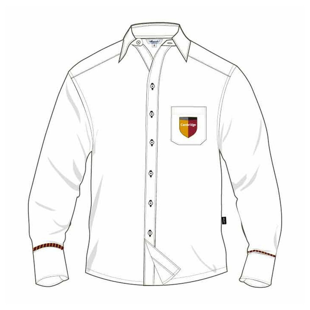 Full Sleeve Shirt - White - GEMS Cambridge International Private School - Sharjah