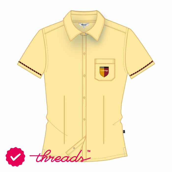 CAM SS Blouse - Cream - GEMS Cambridge International Private School - Sharjah