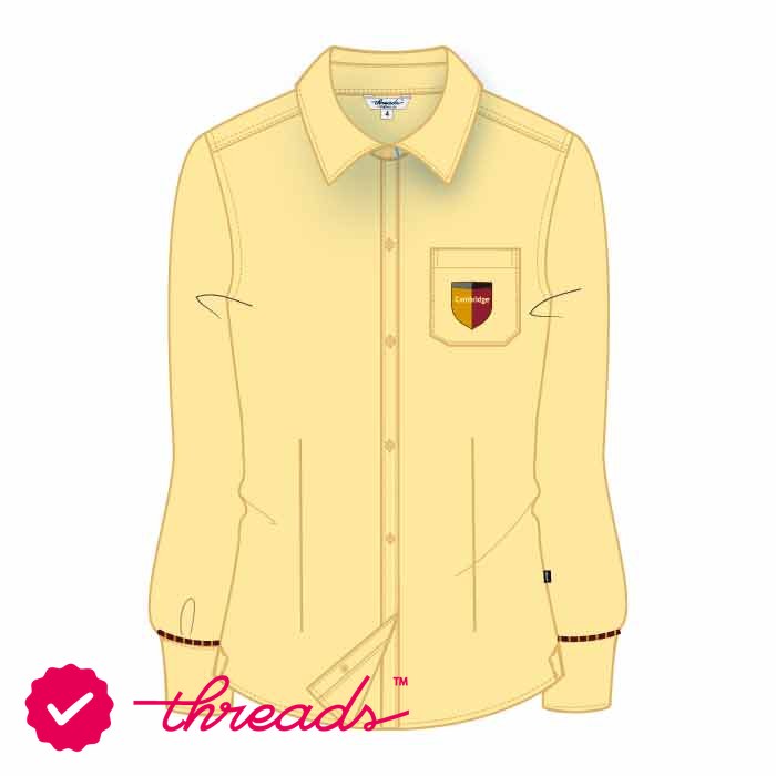 Girls Blouse - Cream - FS - The Cambridge High School - Abu Dhabi