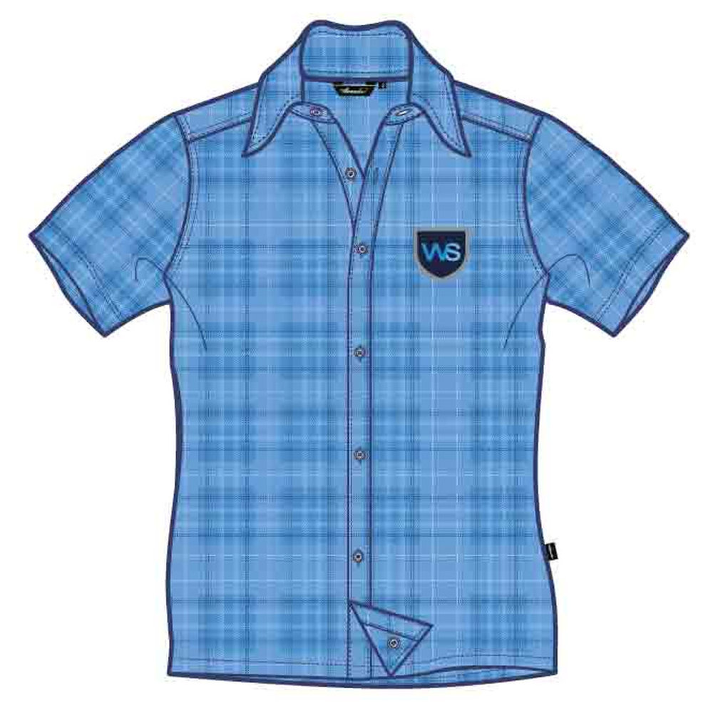Kindergarten Short Sleeve Shirt - Blue Tartan - GEMS Westminster School - Ras Al Khaimah
