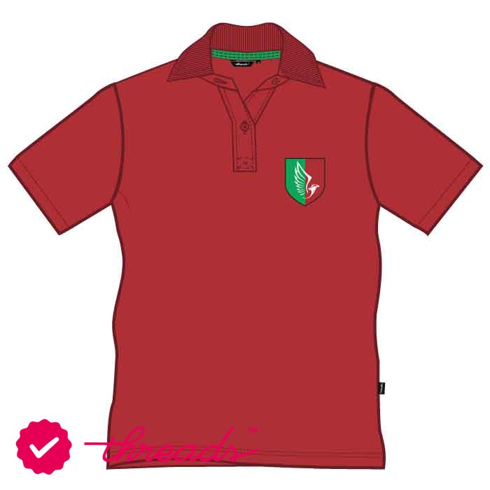Girls Polo Shirt - Red - Kindergarten - GEMS National School - Girls