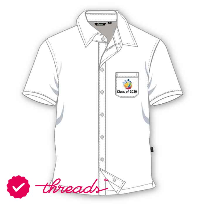 Boys Short Sleeve Shirt - White - Grades 11-12 - GEMS International School