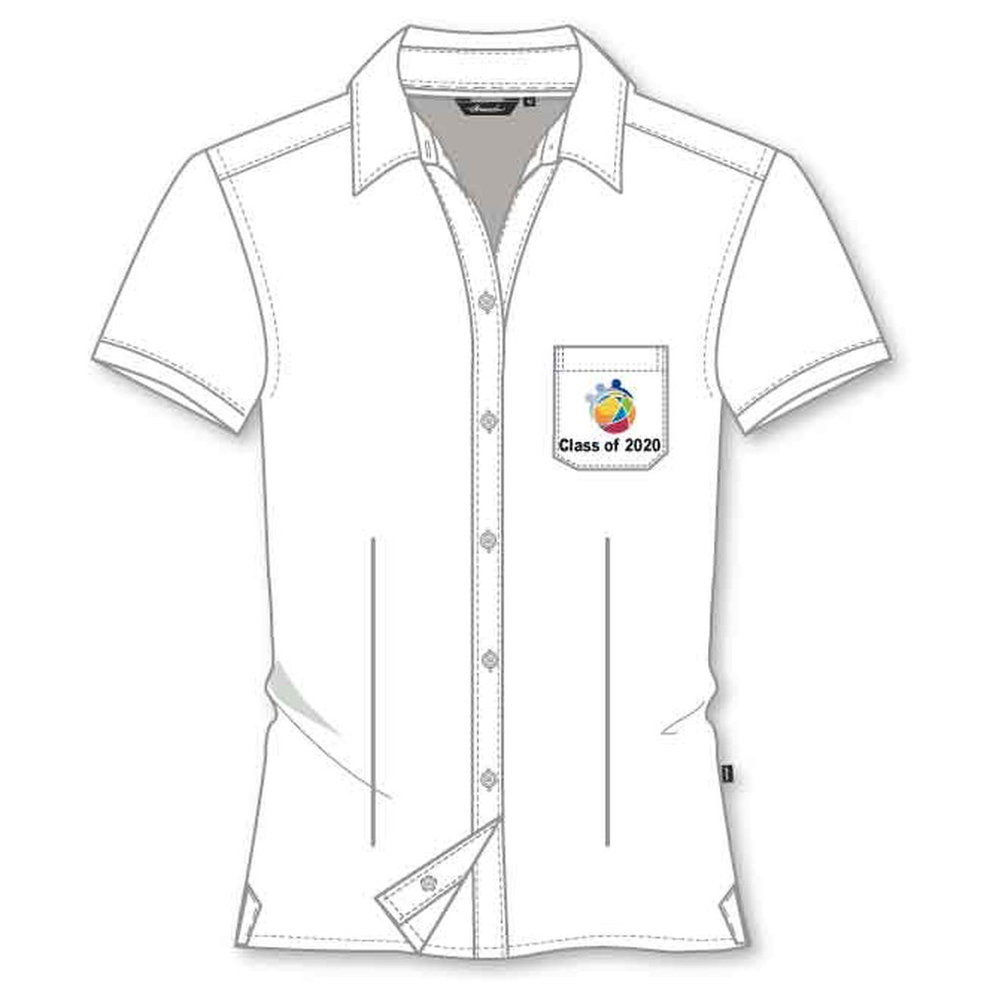 Girls SS Blouse - White - Grade 11-12 - GEMS International School