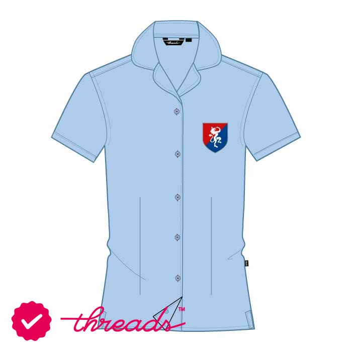 Short Sleeve Blouse - Light Blue - Grade 3-6 - GEMS Founders School - Masdar City