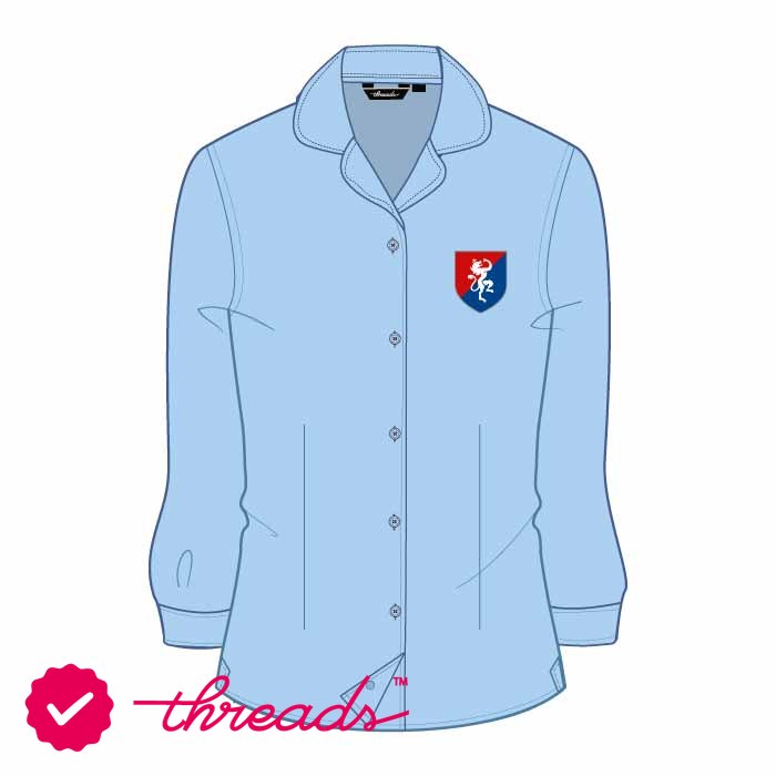 FS Blouse - Light Blue - Grade 3-6 - GEMS Founders School - Masdar City