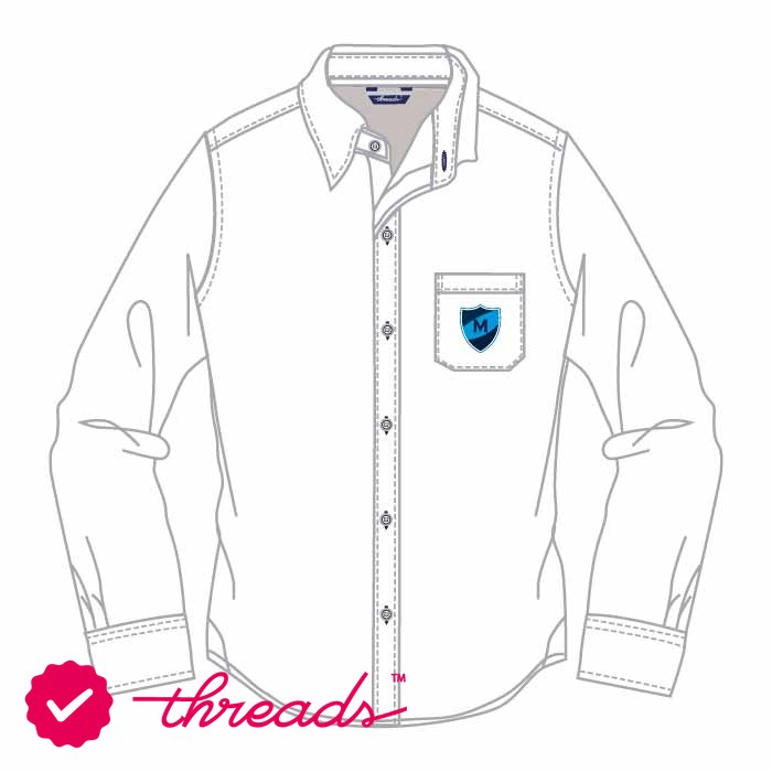 Boys Full Sleeve Shirt - White - Years 10-13 - GEMS Metropole School - Motor City