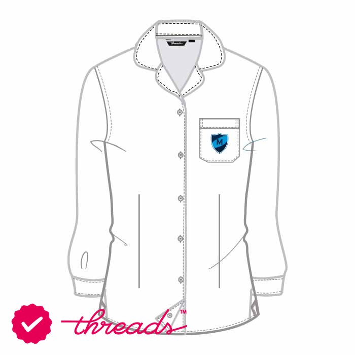 Girls Blouse - White - Yr 10-13 - GEMS Metropole School - Motor City