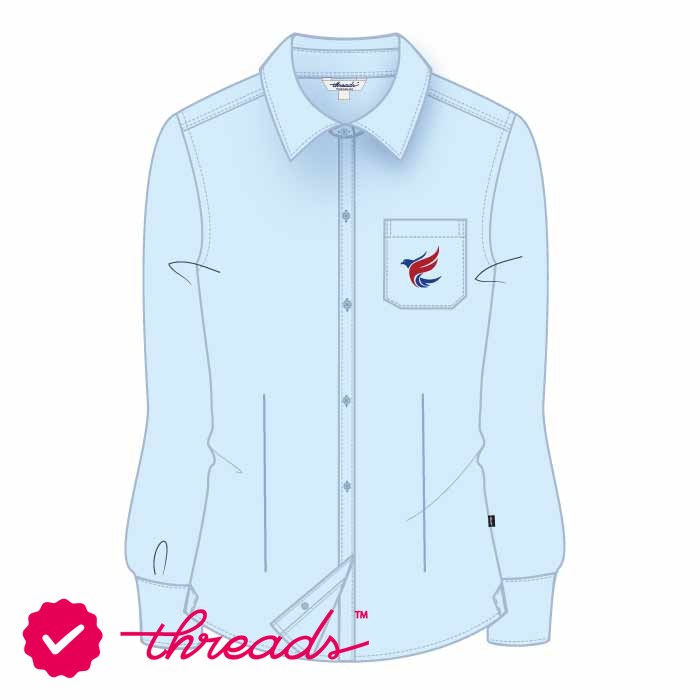 Girls Blouse - Light Blue - Grade 6-12 - GEMS Al Khaleej International School