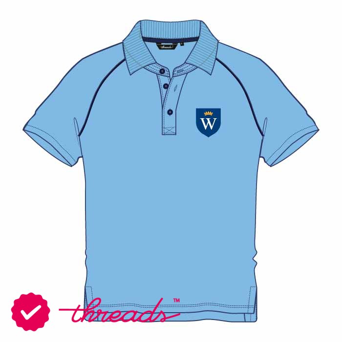 Unisex Kindergarten Polo Shirt - Blue - GEMS Wellington Academy - Al Khail