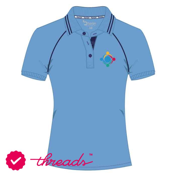 Girls Polo Shirt - Light Blue - Grade 1-5 - GEMS World Academy - Dubai