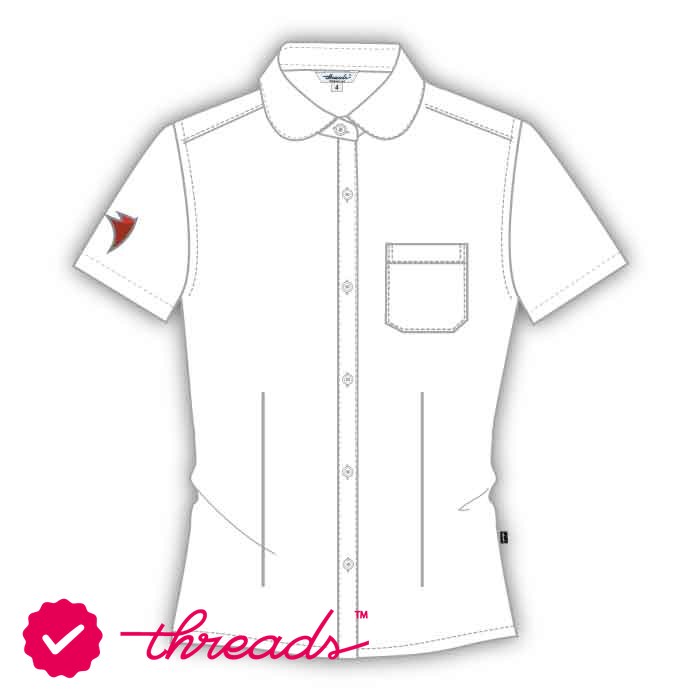 Girls SS Blouse - White - Grade 1-4 - GEMS Legacy School - Dubai