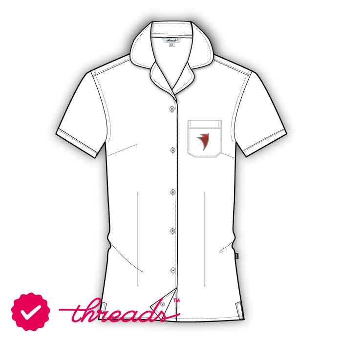 Girls SS Blouse - White - Grade 5-12 - GEMS Legacy School - Dubai