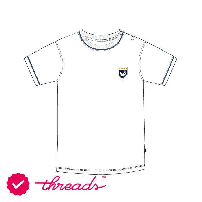 Unisex Kindergarten T-Shirt - White - GEMS Modern Academy - Dubai