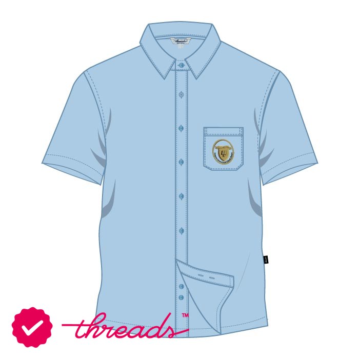 Wesgreen International School - Ss Shirt L.Blue Yr3-9
