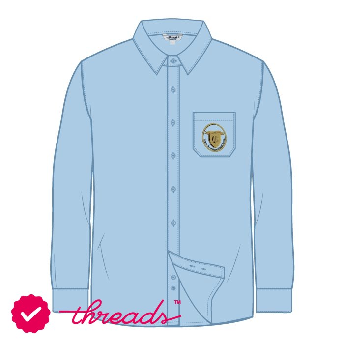 Wesgreen International School - Fs Shirt L.Blue Gr7-9