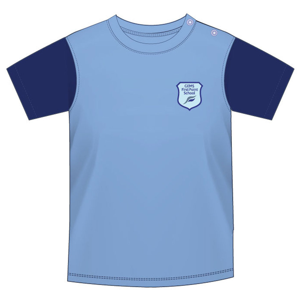 Nursery T-Shirt - Light Blue - GEMS FirstPoint School