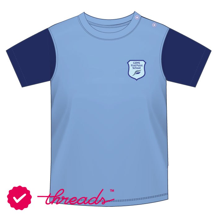 Nursery T-Shirt - Light Blue - GEMS FirstPoint School