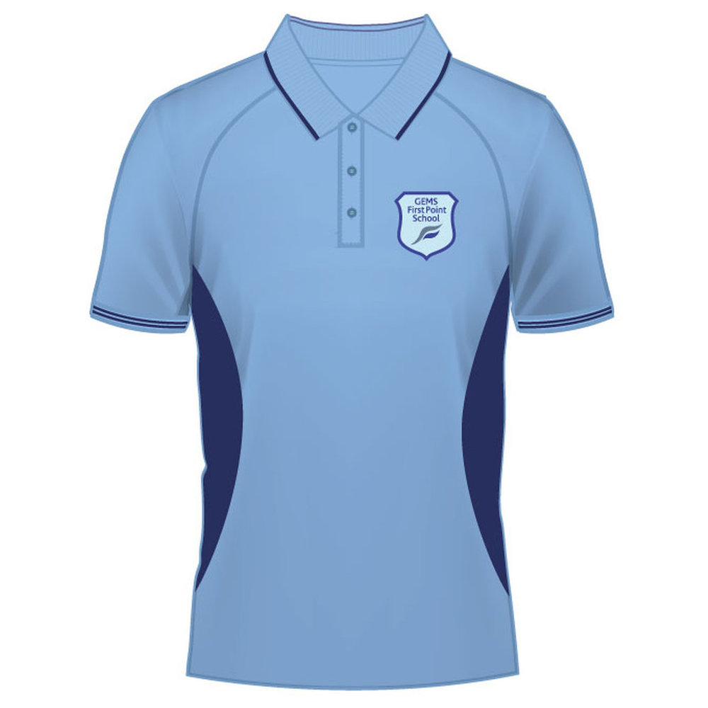 Unisex Polo Shirt - Light Blue - FS1-FS2 - GEMS FirstPoint School