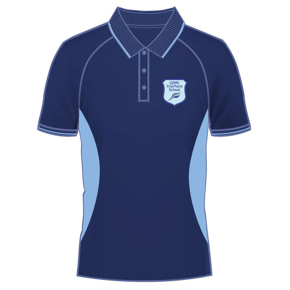 Unisex Polo Shirt - Navy - Years 1-6 - GEMS FirstPoint School