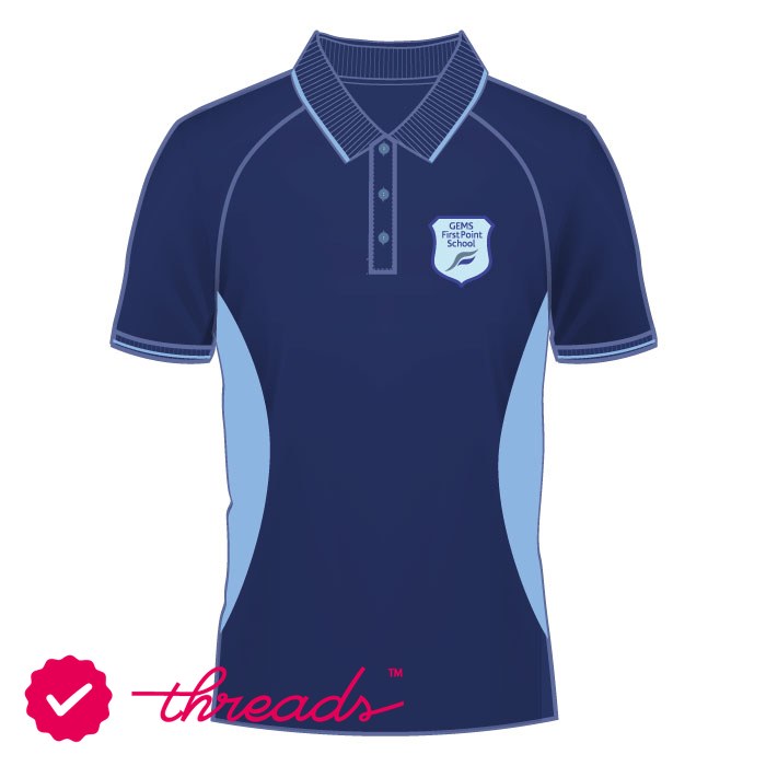 Unisex Polo Shirt - Navy - Years 1-6 - GEMS FirstPoint School