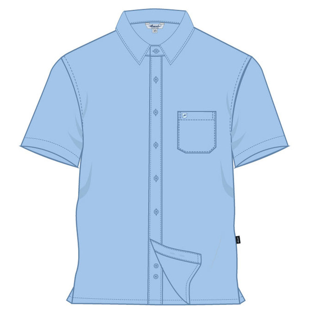 Boys Short Sleeve Shirt - Light Blue - Years 7-11 - GEMS FirstPoint School