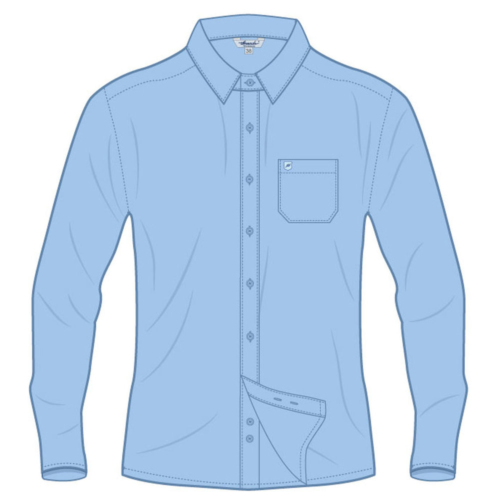 Boys Full Sleeve Shirt - Light Blue - Years 7-11 - GEMS FirstPoint School
